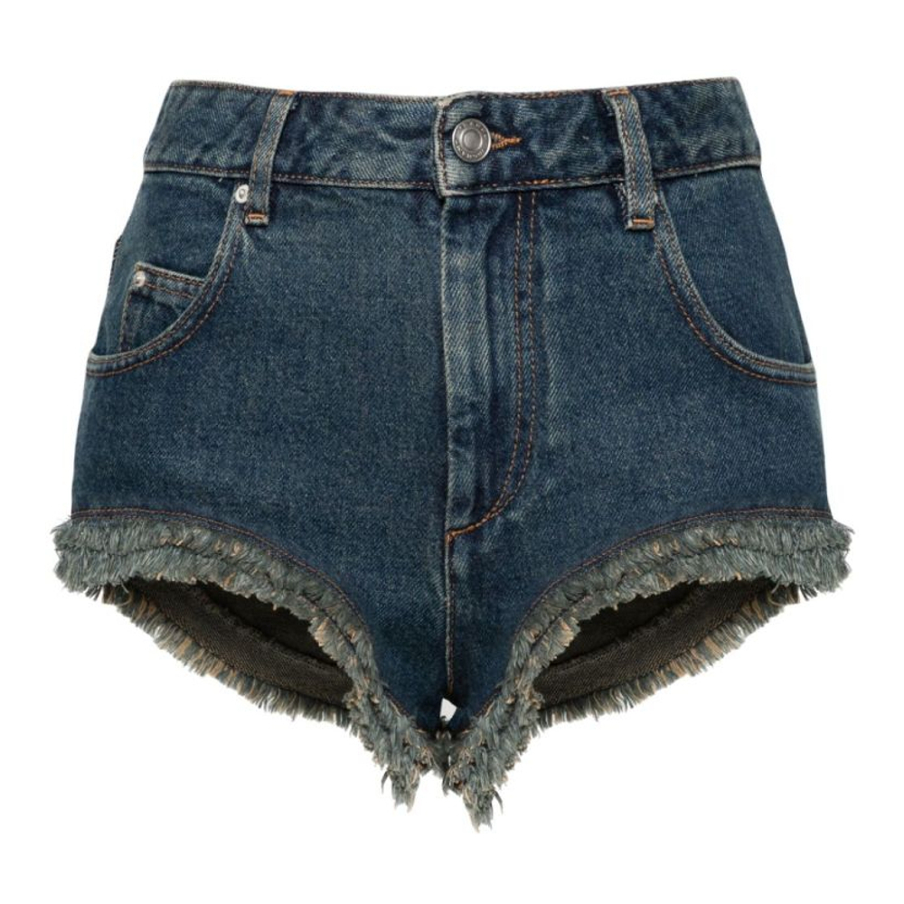 Women's 'Eneidao Frayed' Denim Shorts