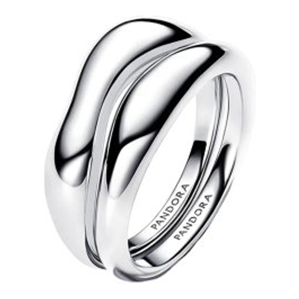 Women's 'Organically Shaped Stacking' Ring