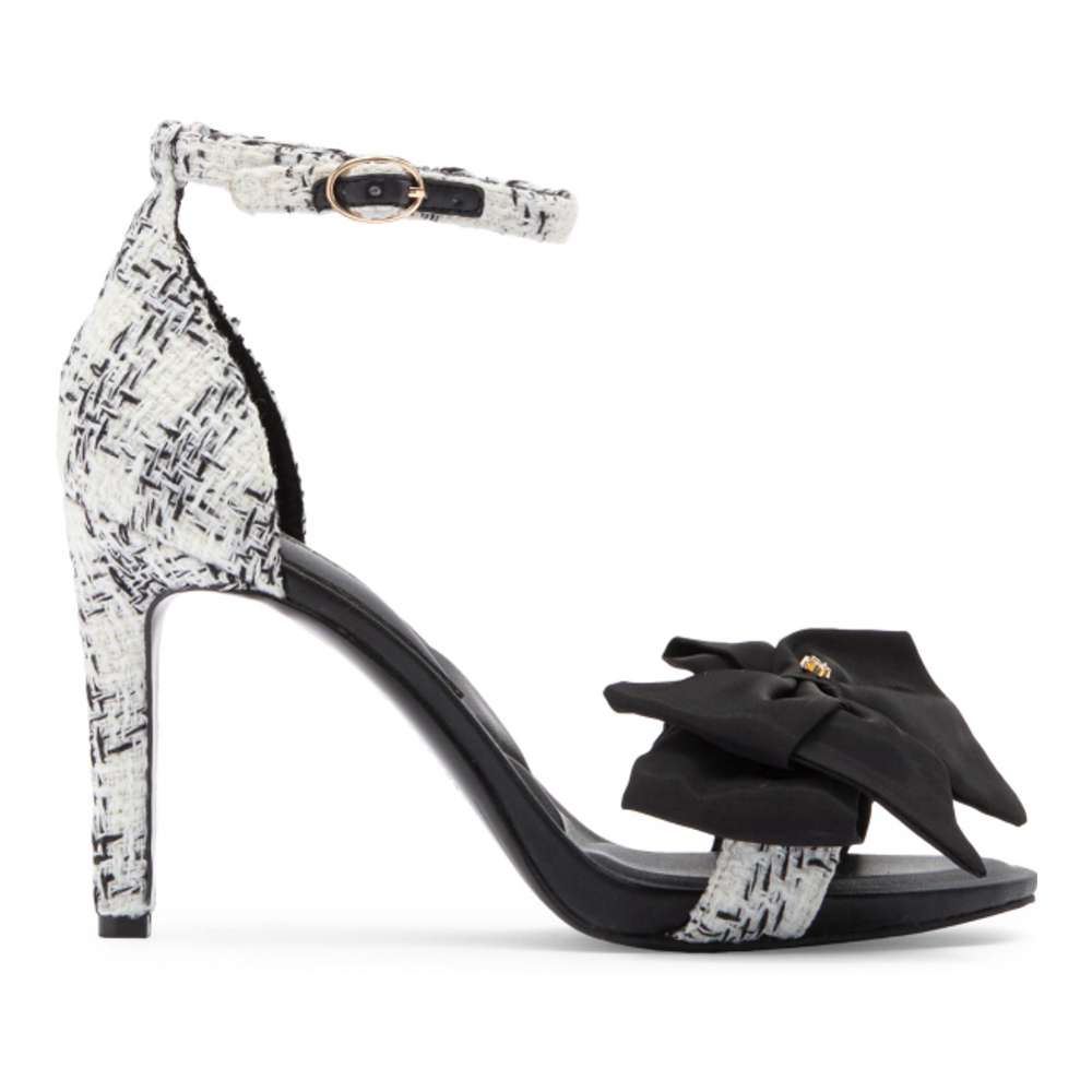 Women's 'Kenz Rhinestone Bow' High Heel Sandals