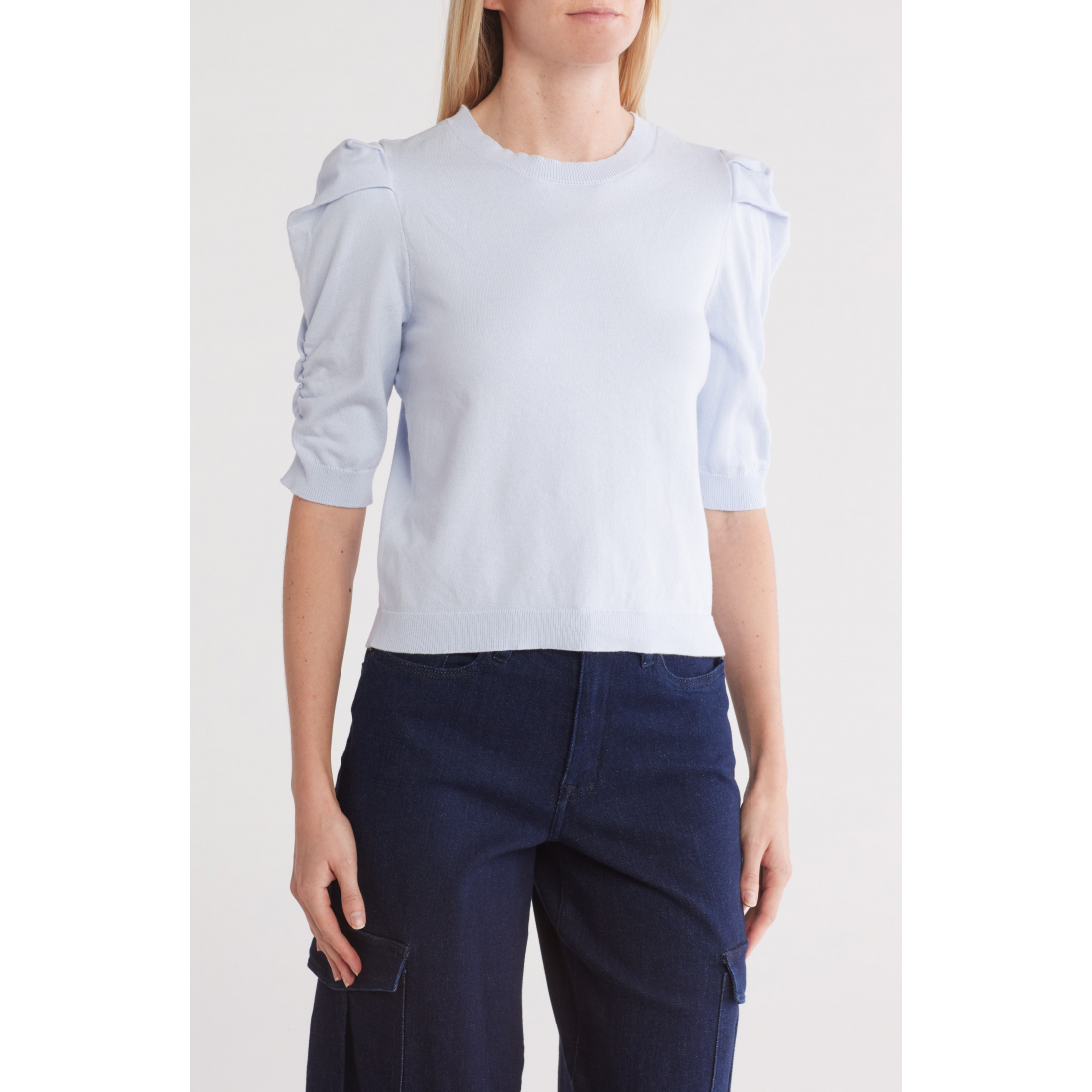 Pull 'Elbow Sleeve Crewneck' pour Femmes