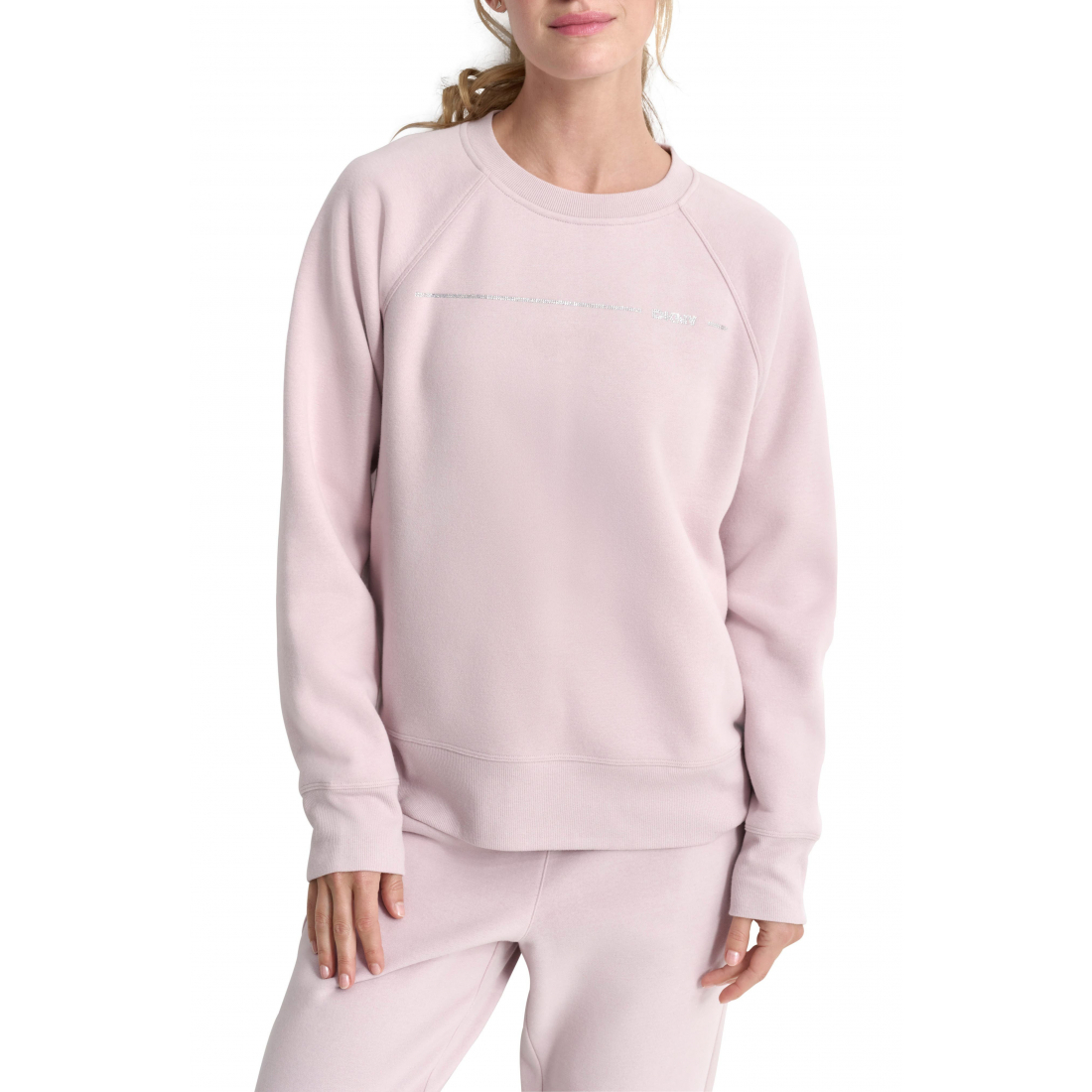 T-shirt 'Rhinestone Stripe Logo Raglan Sleeve' pour Femmes