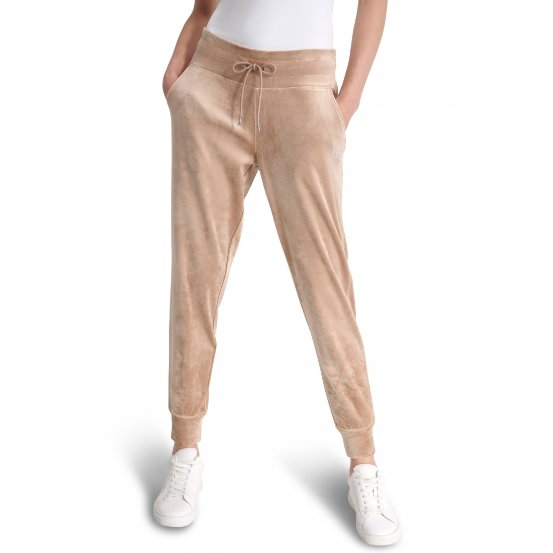 Jogging 'Rhinestone Logo Velour' pour Femmes