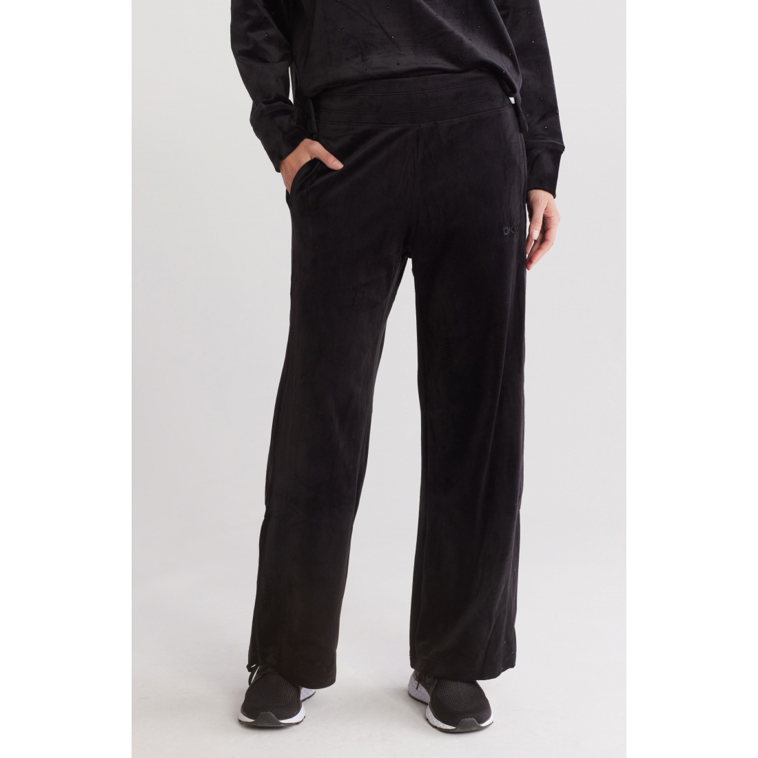 Pantalon 'Platinum Velour Wide Leg' pour Femmes