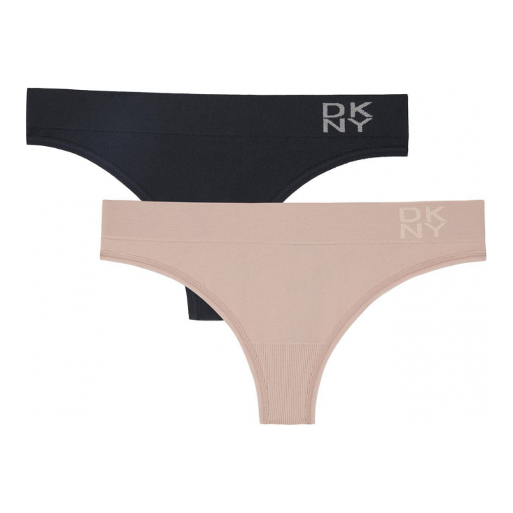 Women's 'Energy Low Rise Seamless' Thongs - 2 Pieces