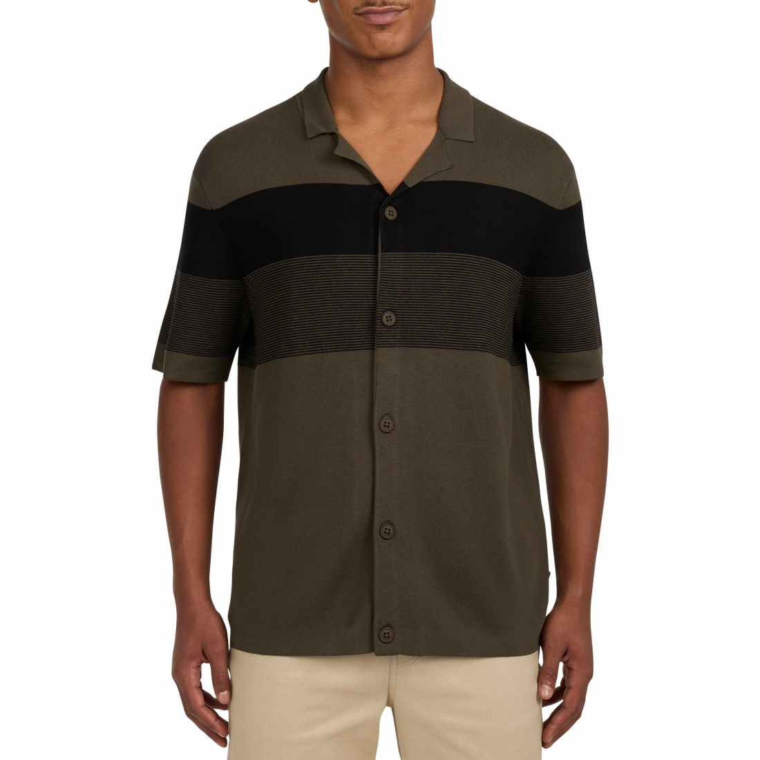 Chemise à manches courtes 'Frey Button-Up' pour Hommes