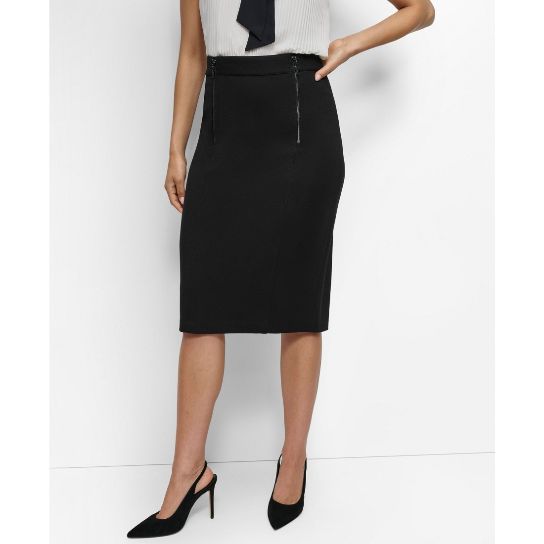 Jupe crayon 'Double-Zip-Front' pour Femmes