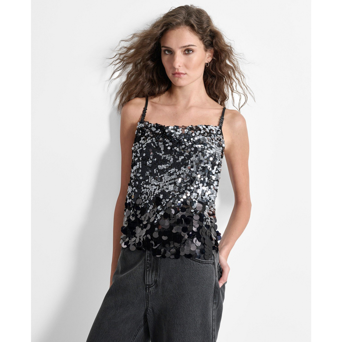 Haut sans manches 'Sequin Multi Scale Camisole' pour Femmes