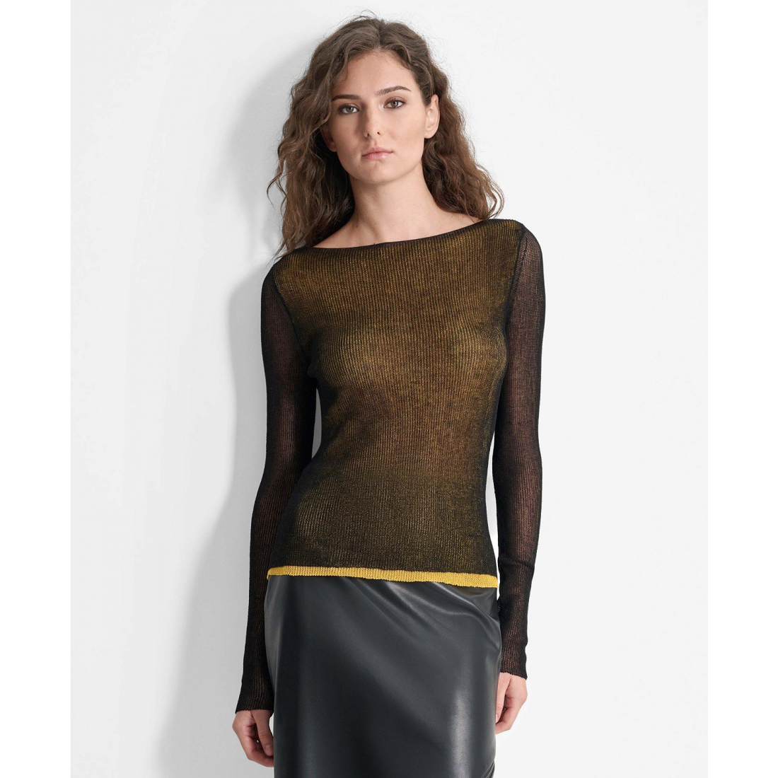 Top à manches longues 'Double Layer' pour Femmes