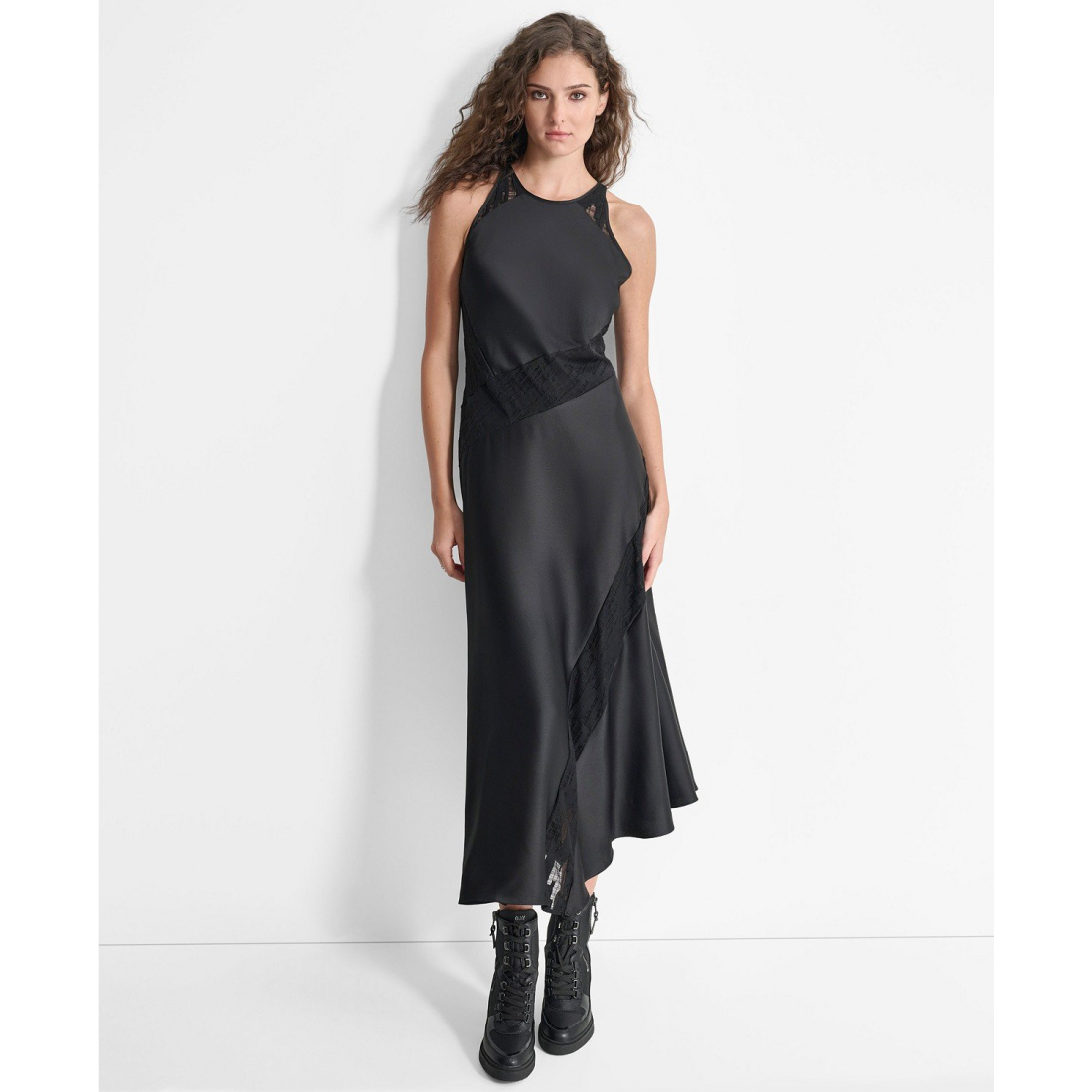 Robe Midi 'Asymmetrical Drapey' pour Femmes