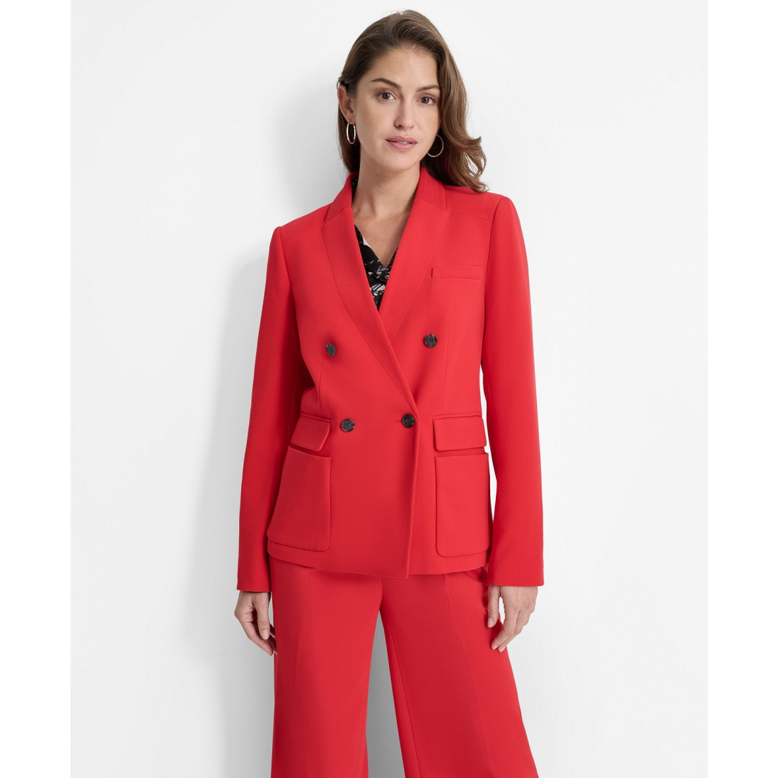 Blazer 'Double-Breasted Long-Sleeve' pour Femmes