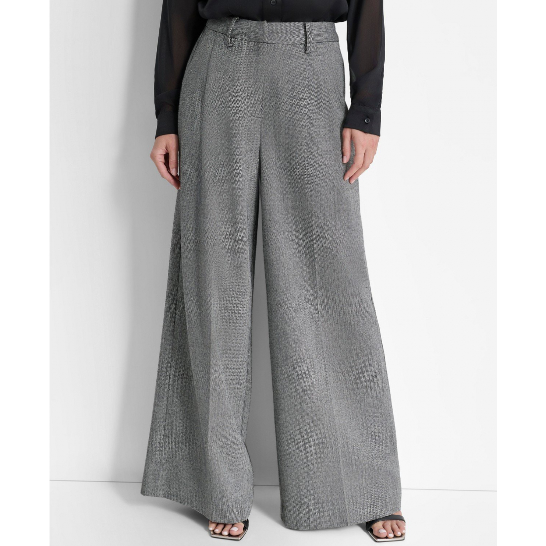 Pantalon 'High-Rise Wide-Leg' pour Femmes
