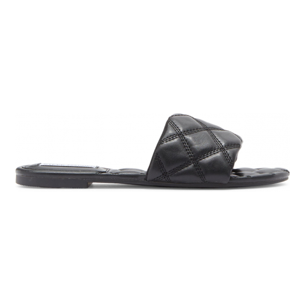 Women's 'Perrie Quilted Slide' Flat Sandals