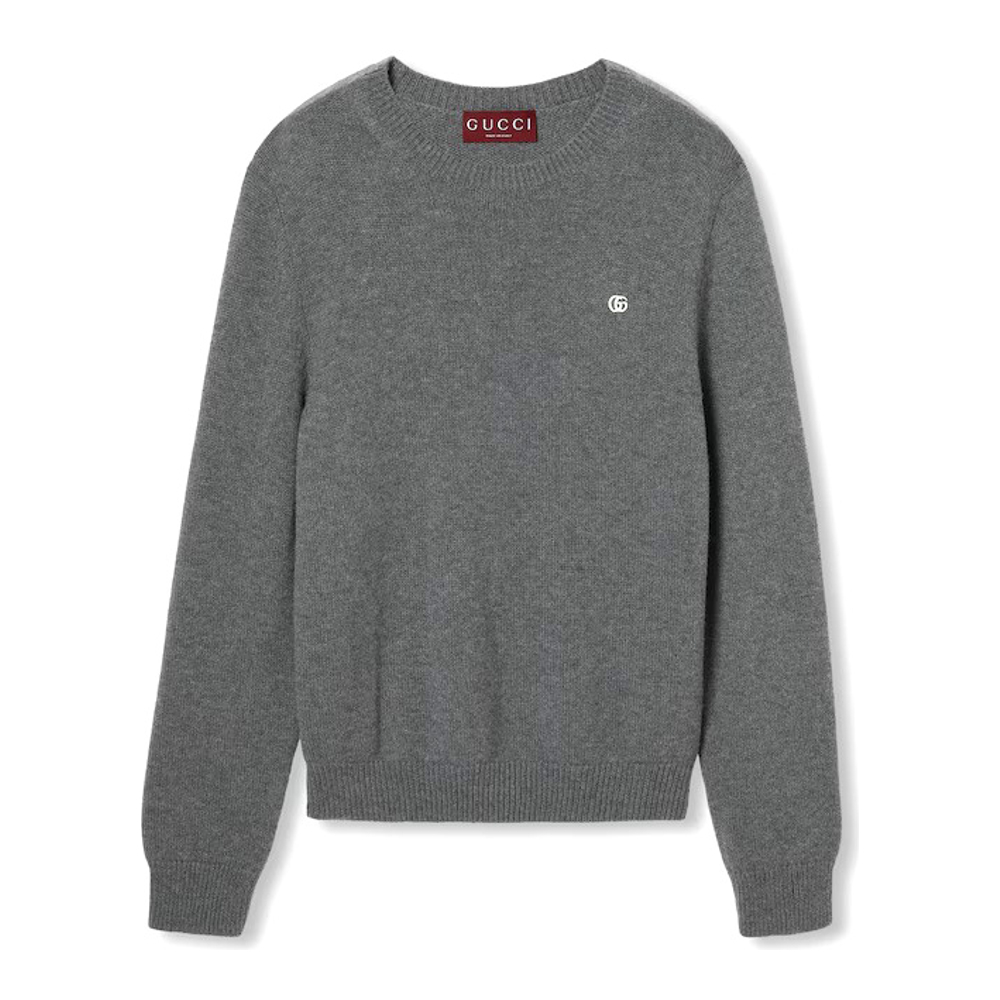 'Embroidered' Kaschmirpullover für Herren