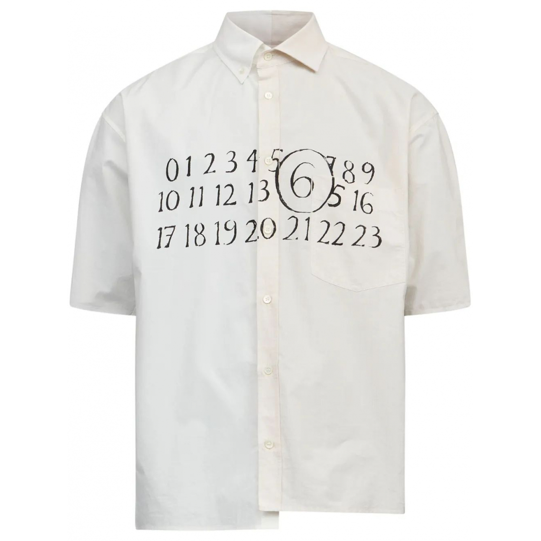 Chemise à manches courtes 'Asymmetric' pour Hommes