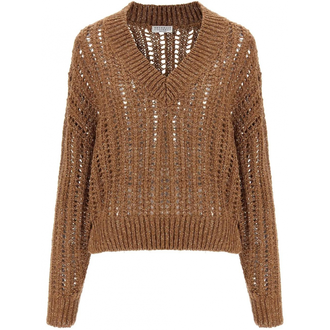 Women's 'Rustic Dazzling Net' Sweater