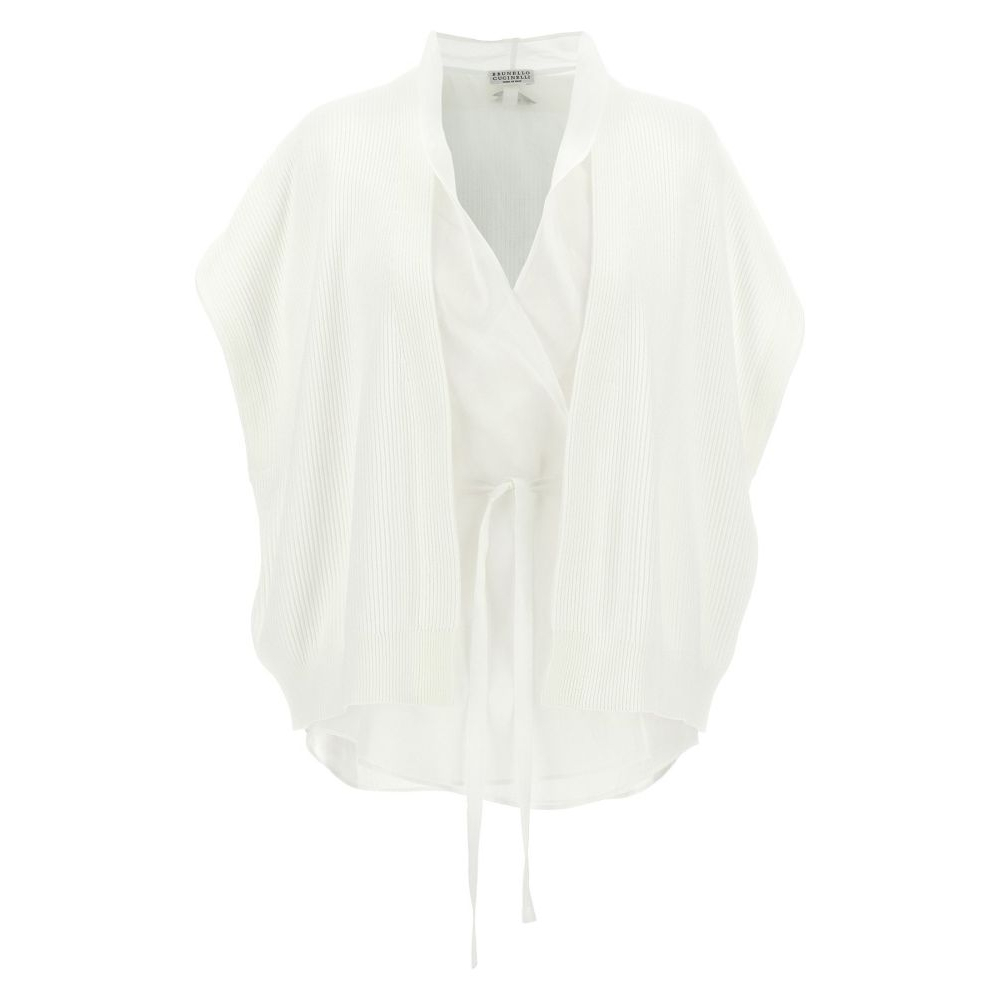 Women's 'Layered' Short Sleeved Cardigan