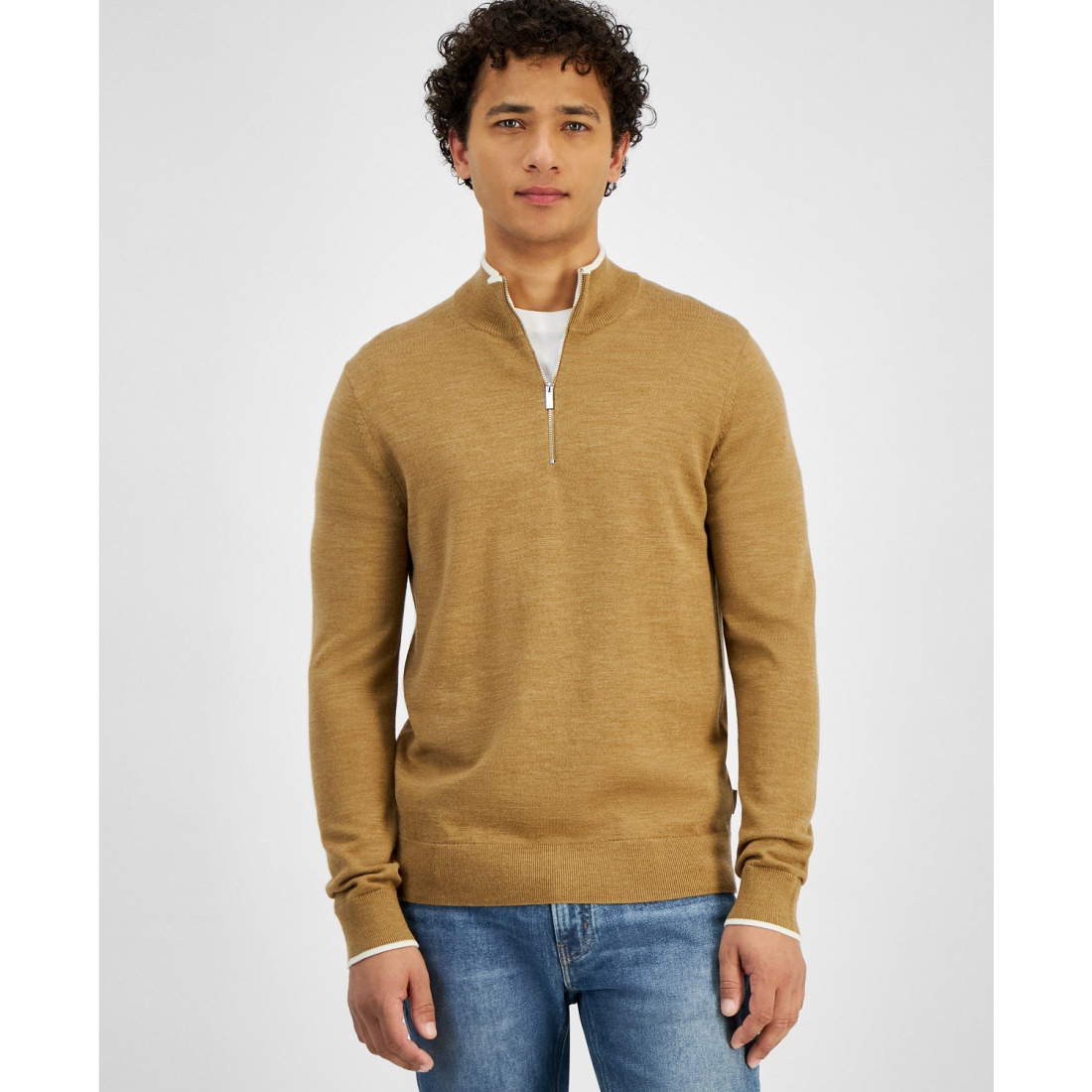 Men's 'Tipped 1/4-Zip' Sweater