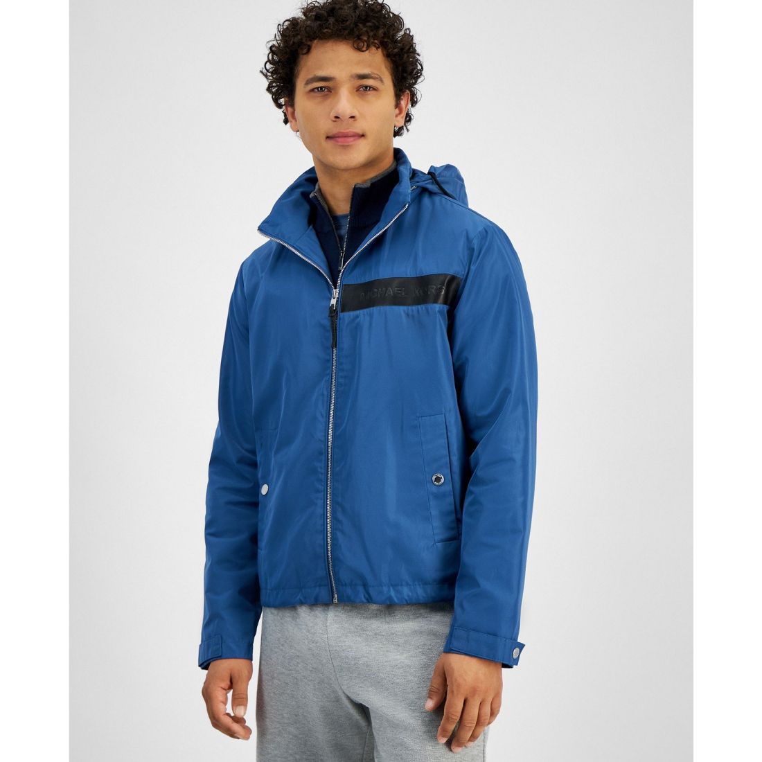 'Hooded Lightweight Windbreaker Jacket' pour Hommes
