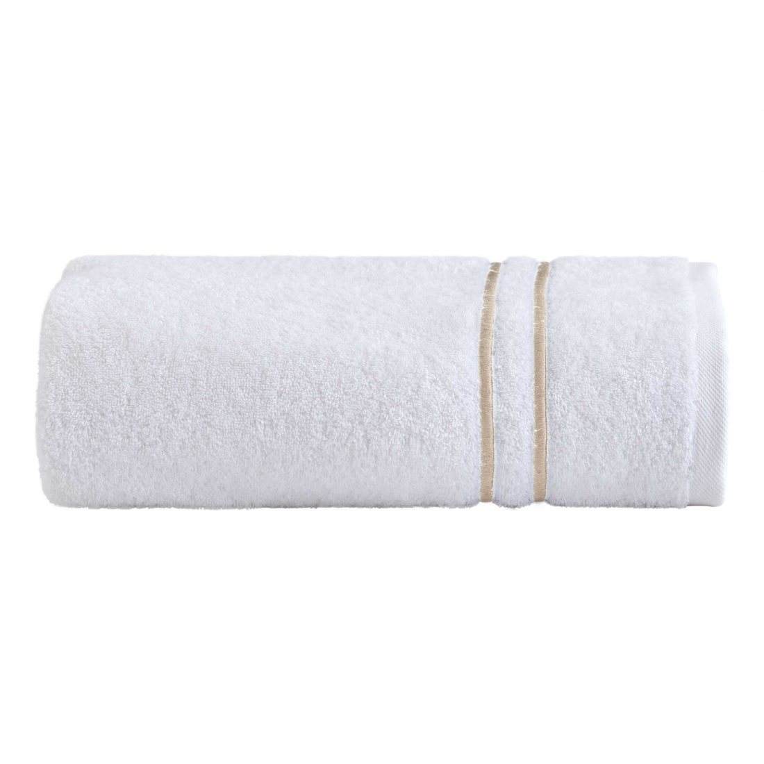 Double Shower Towel, White/Beach