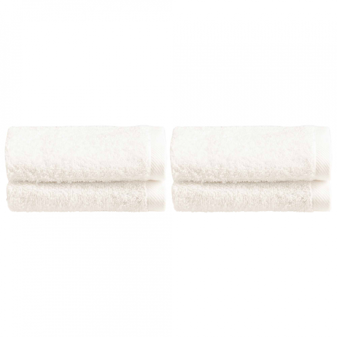 Elisa 4 Débarbouillettes, Ivoire