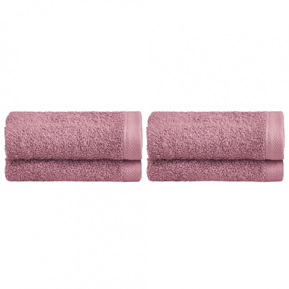 Elisa 4 Gants De Toilette, Rose