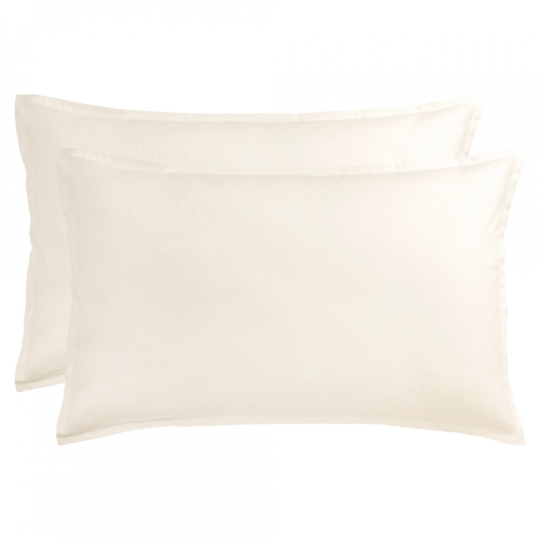 Aurora Lot De 2 Taies D'Oreiller, Ivoire