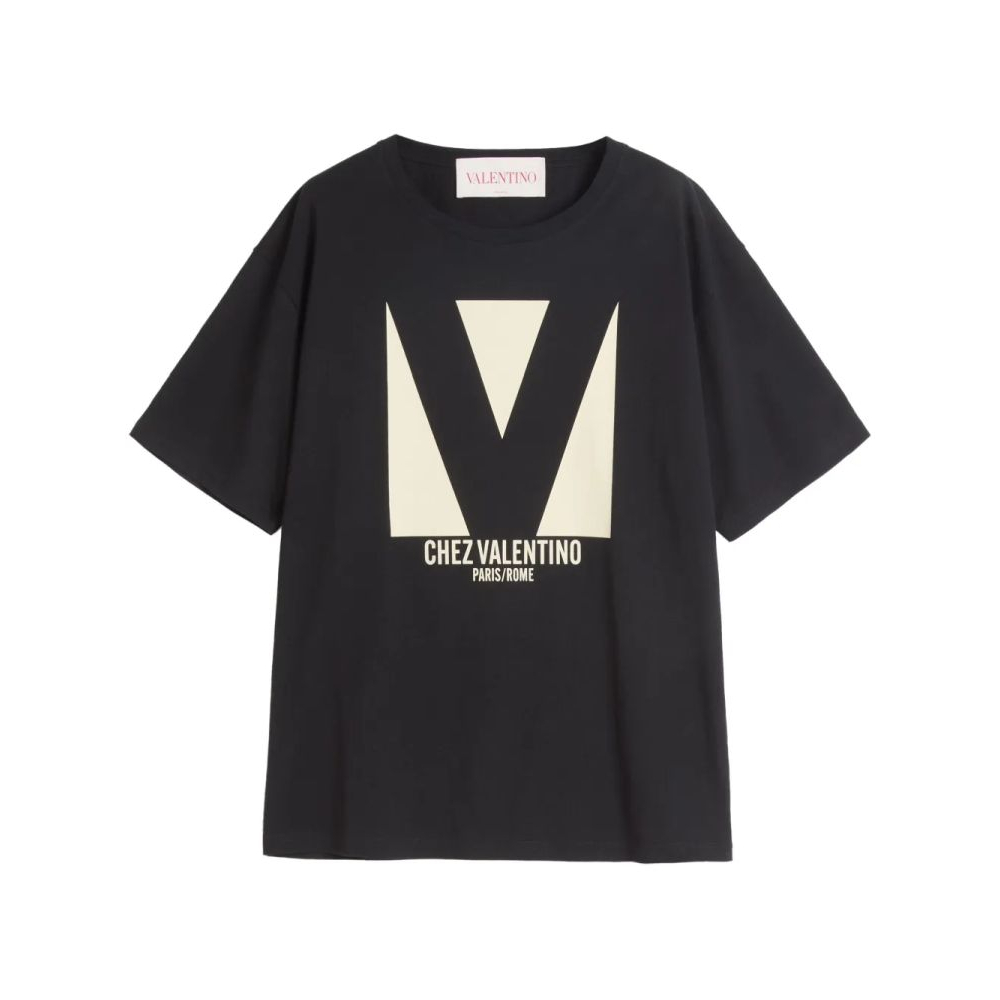 T-shirt 'Chez Valentino-Print' pour Femmes