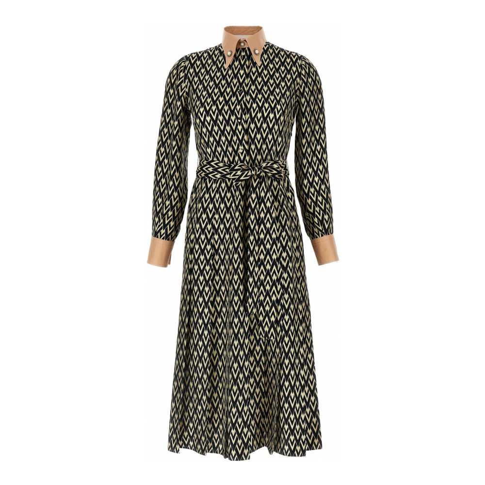 Robe Midi 'Toute La V Tweed' pour Femmes