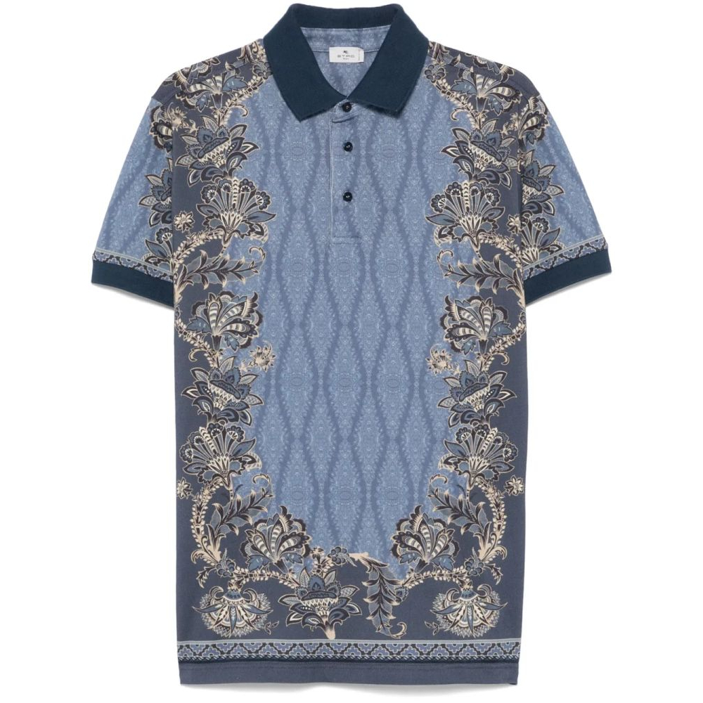 Polo 'Paisley-Print' pour Hommes