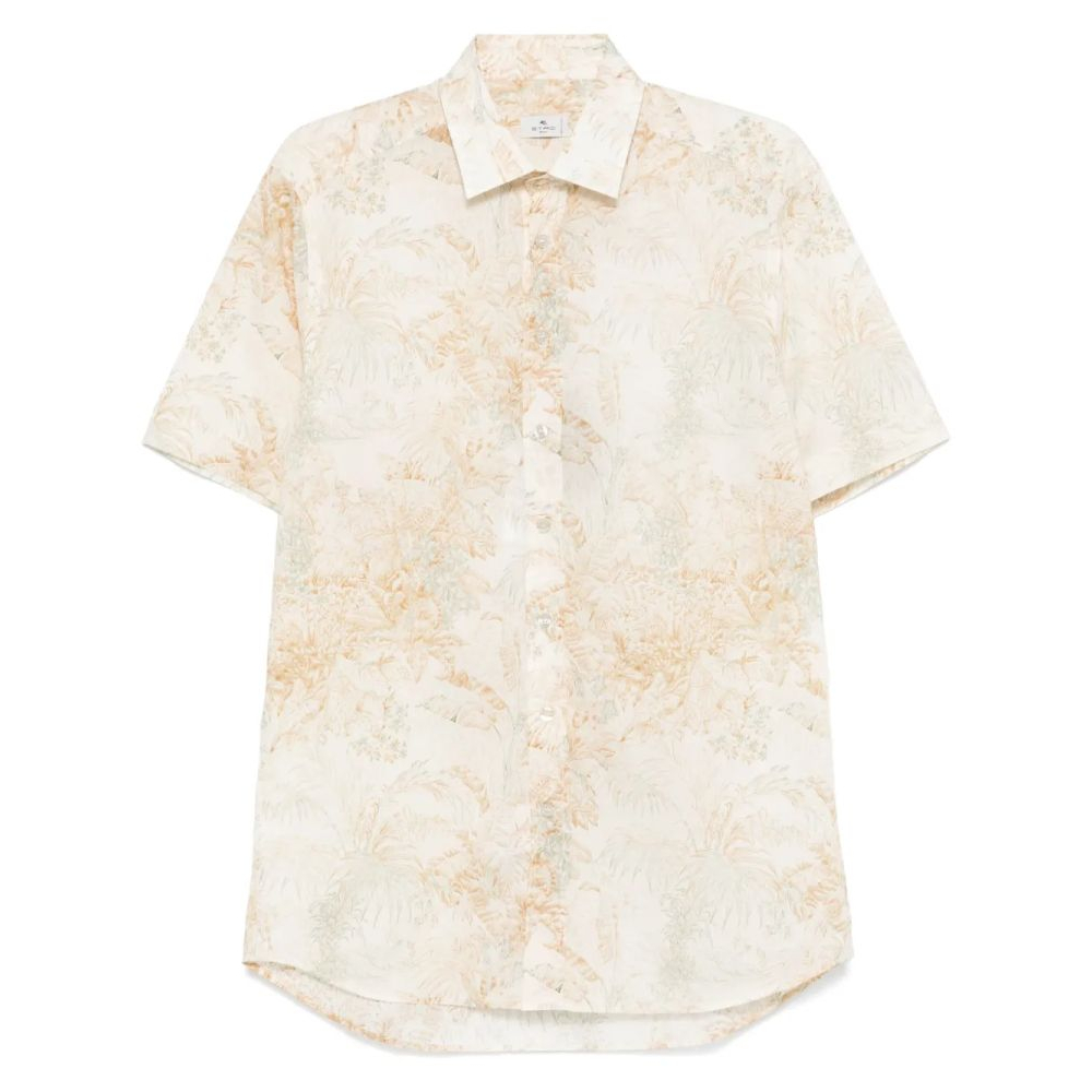 Chemise à manches courtes 'Floral-Print' pour Hommes