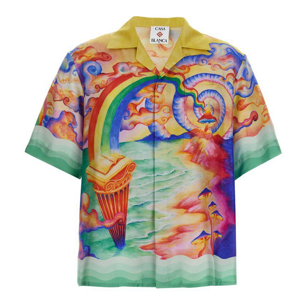 Chemise à manches courtes 'Nature Teacher Printed' pour Hommes