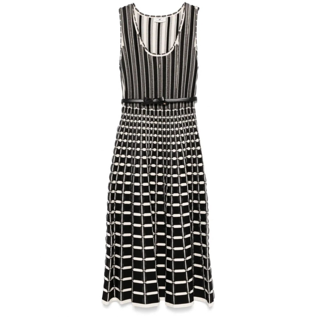 Women's 'Micro-Ruffles Detailed' Midi Dress