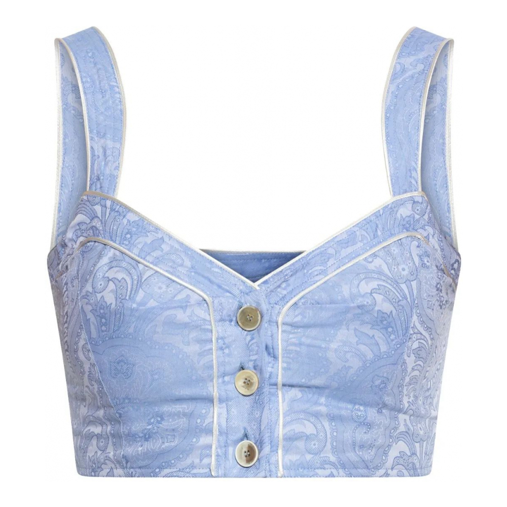 Crop Top 'Printed' pour Femmes