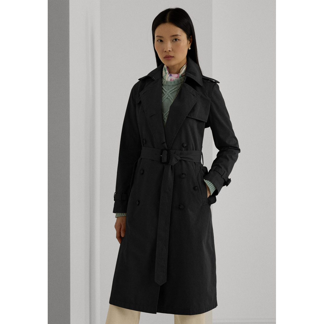 Trench 'Water-Repellent Belted Twill' pour Femmes