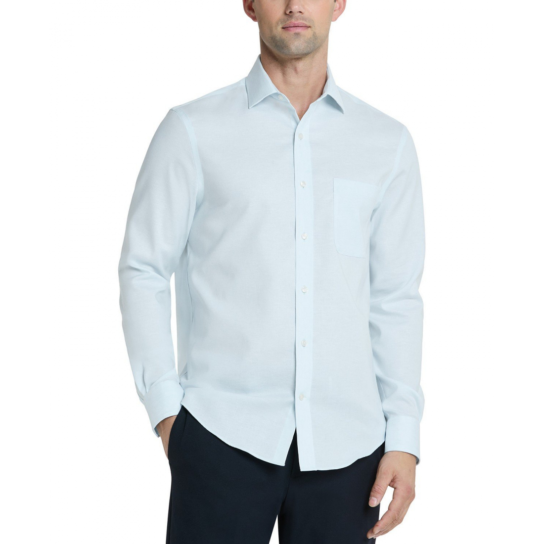 Chemise 'Mens Regular Fit Linen Dress' pour Hommes