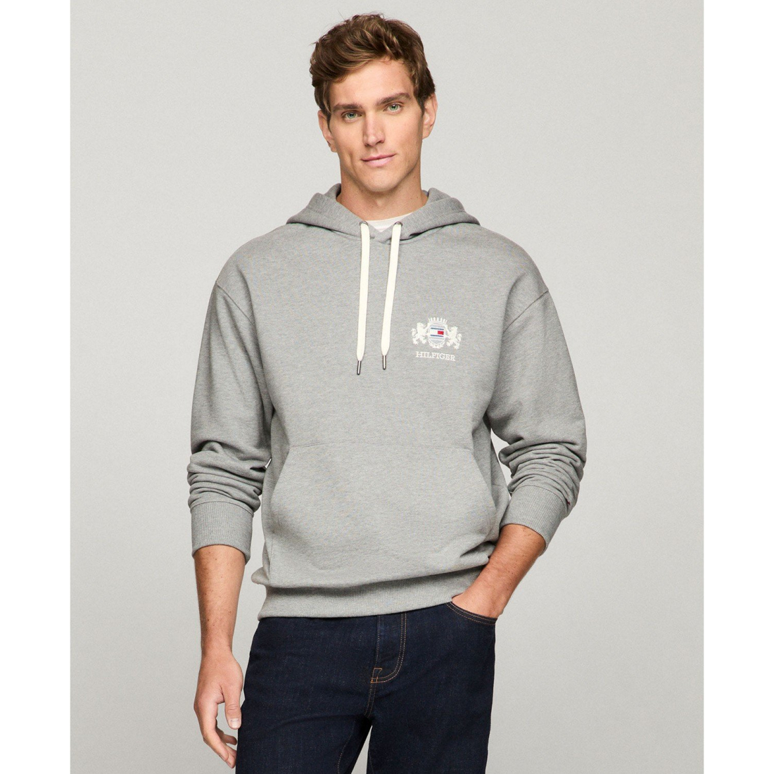 Sweatshirt à capuche  'Embroidered Hilfiger Crest' pour Hommes