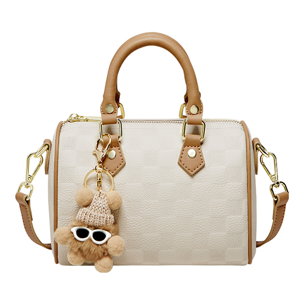 Women's 'Fashionable Color-Block Boston' Top Handle Bag