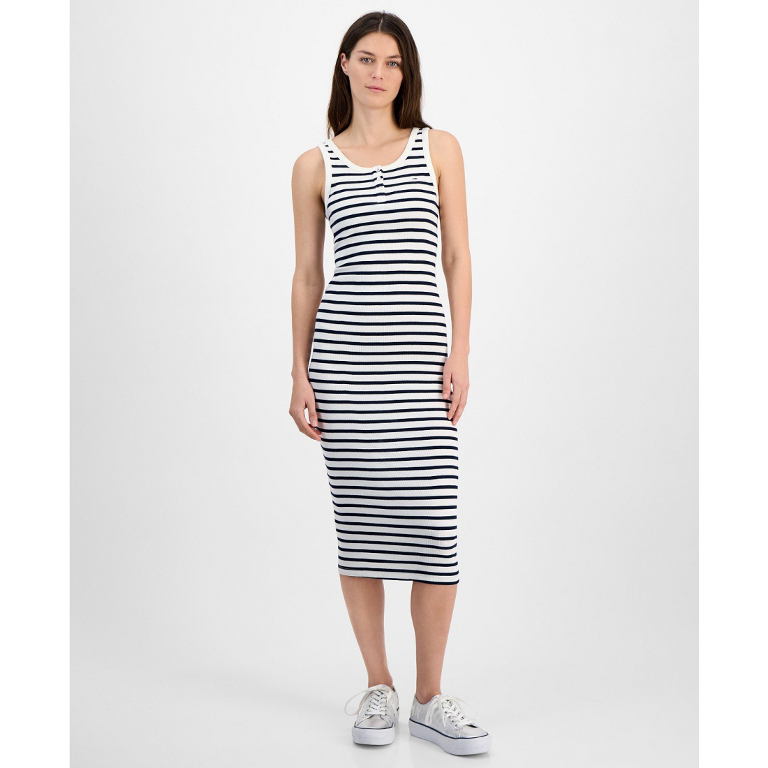 Robe Midi 'Striped Tank' pour Femmes