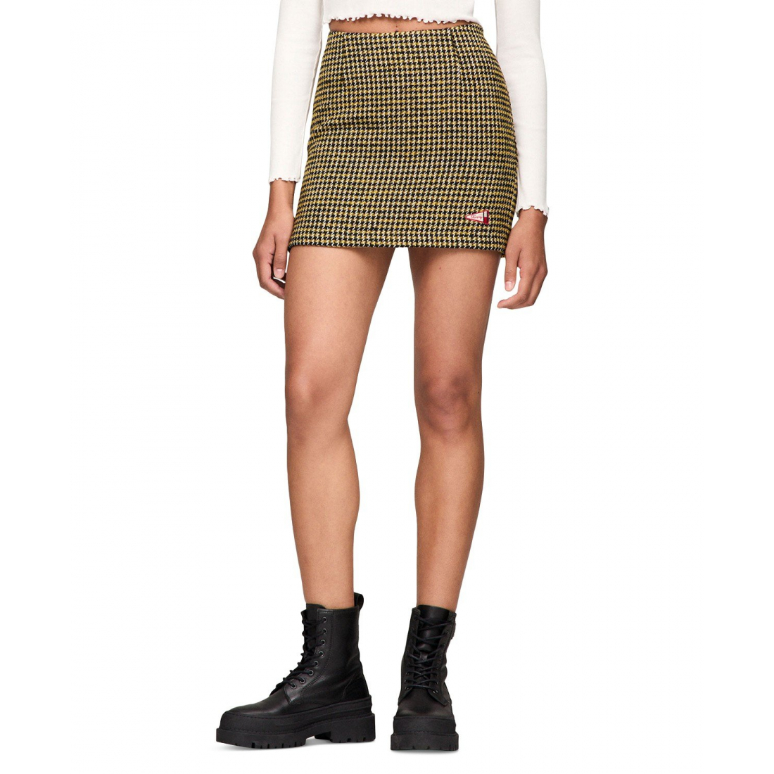 'Plaid Mini Skirt' pour Femmes
