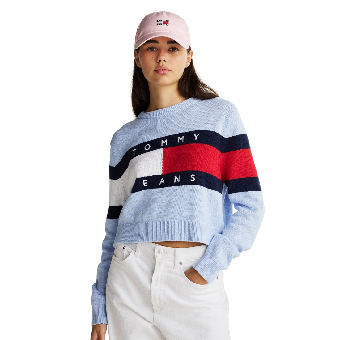 'Crewneck Flag Logo Sweater' pour Femmes