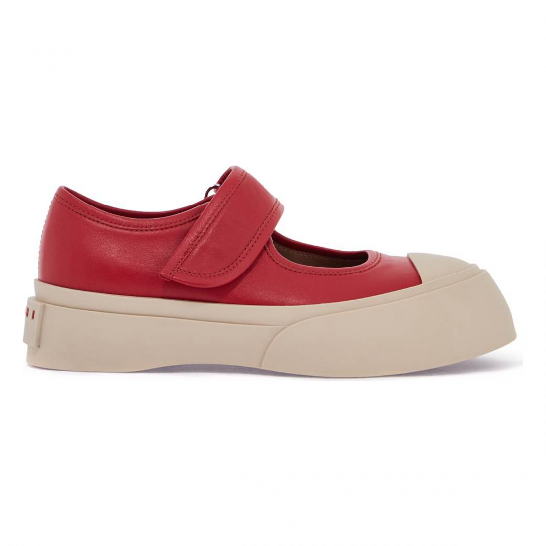 Sneakers 'Intense Crimson With Velcro Closure' pour Femmes