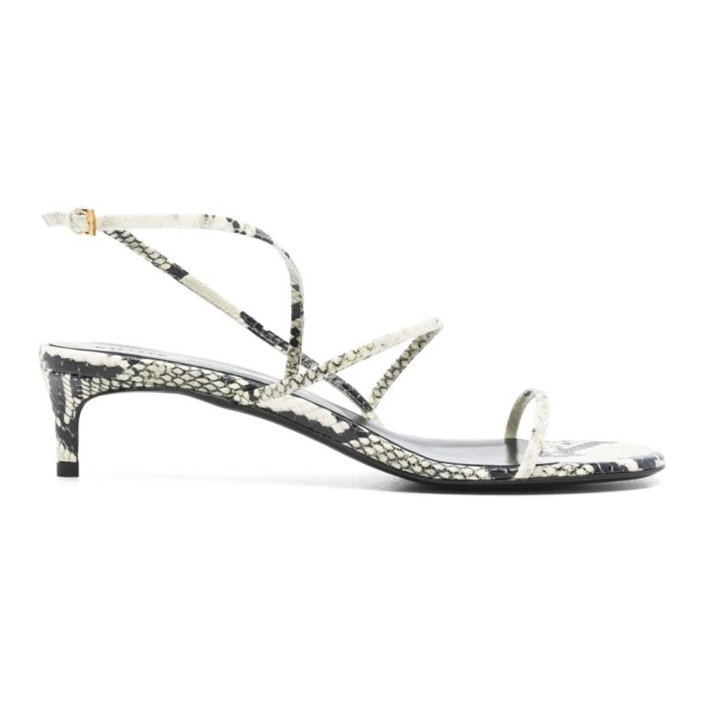 Women's '35Mm Snakeskin-Print' Sandals
