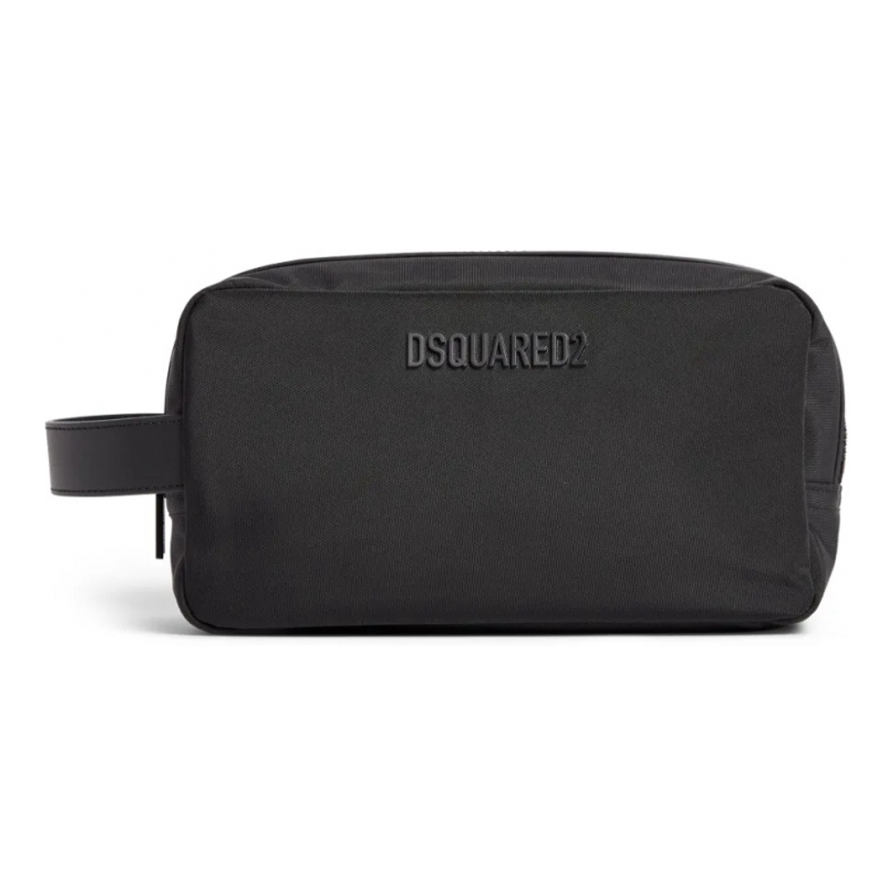 Men's 'Logo-Patch' Toiletry Bag