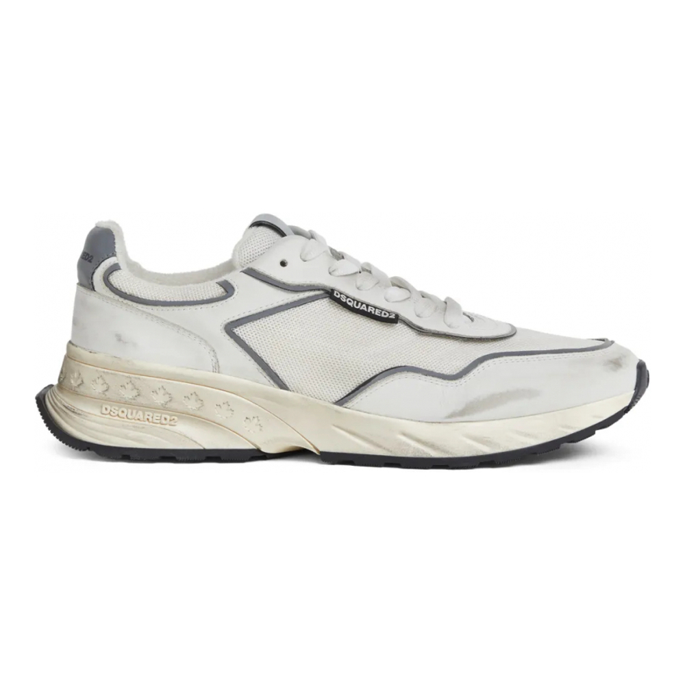 Men's 'Distressed-Finish' Sneakers