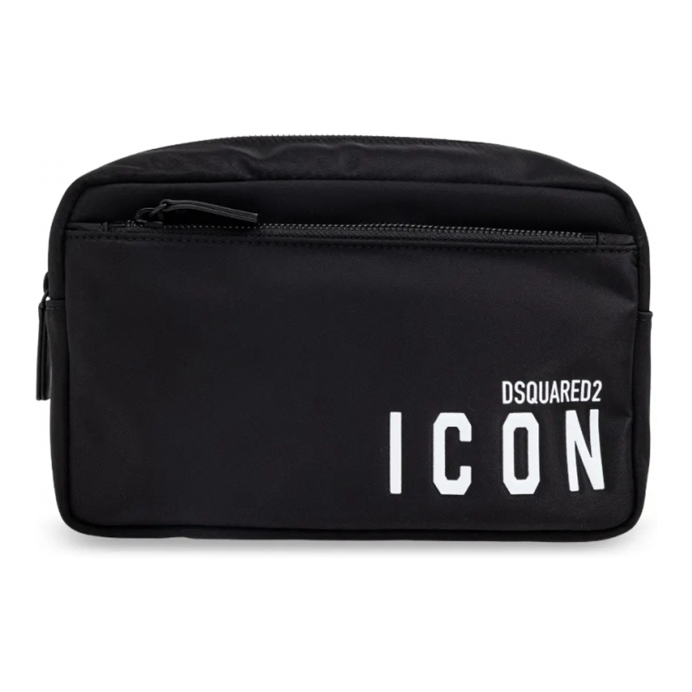 Men's 'Logo-Patch' Toiletry Bag