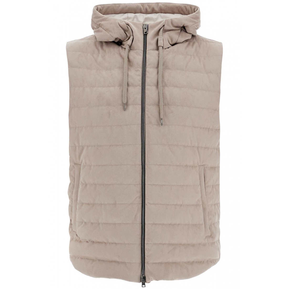 Doudoune en plumes 'Sleeveless With Quilted Hood' pour Hommes