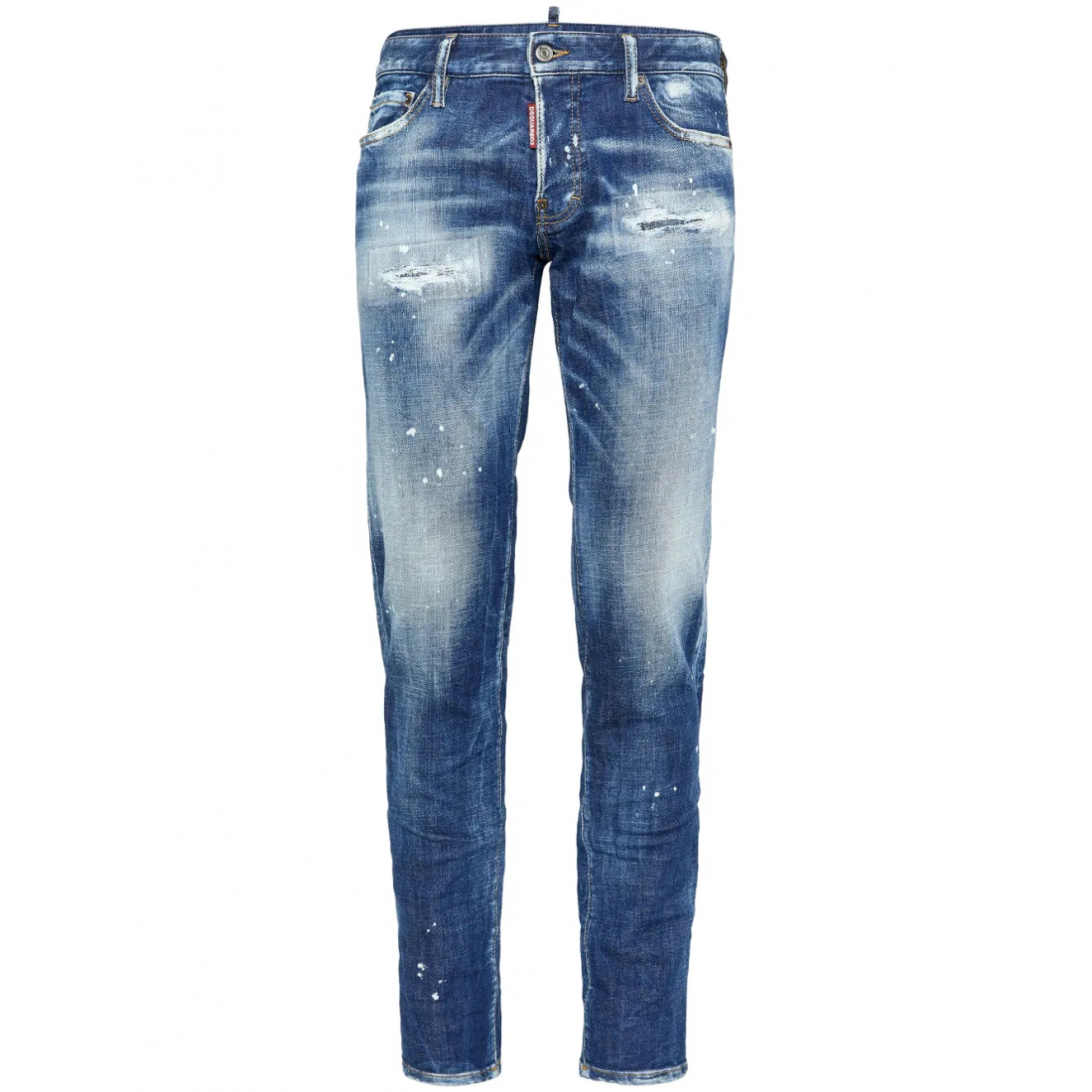 Men's 'Paint-Splatter Straight-Leg' Jeans