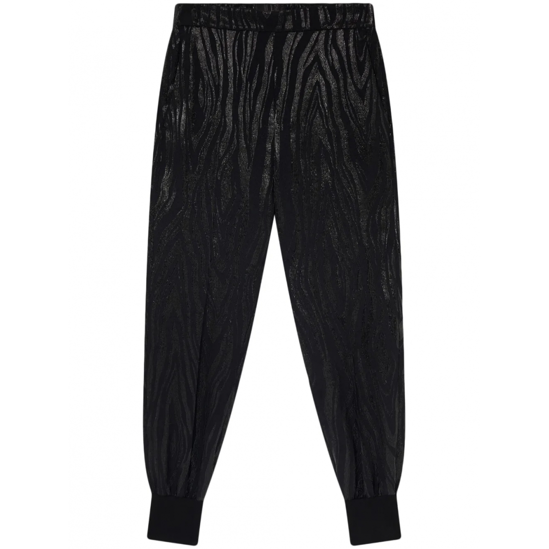 Pantalon 'Wood-Grain Effect Tapered' pour Femmes