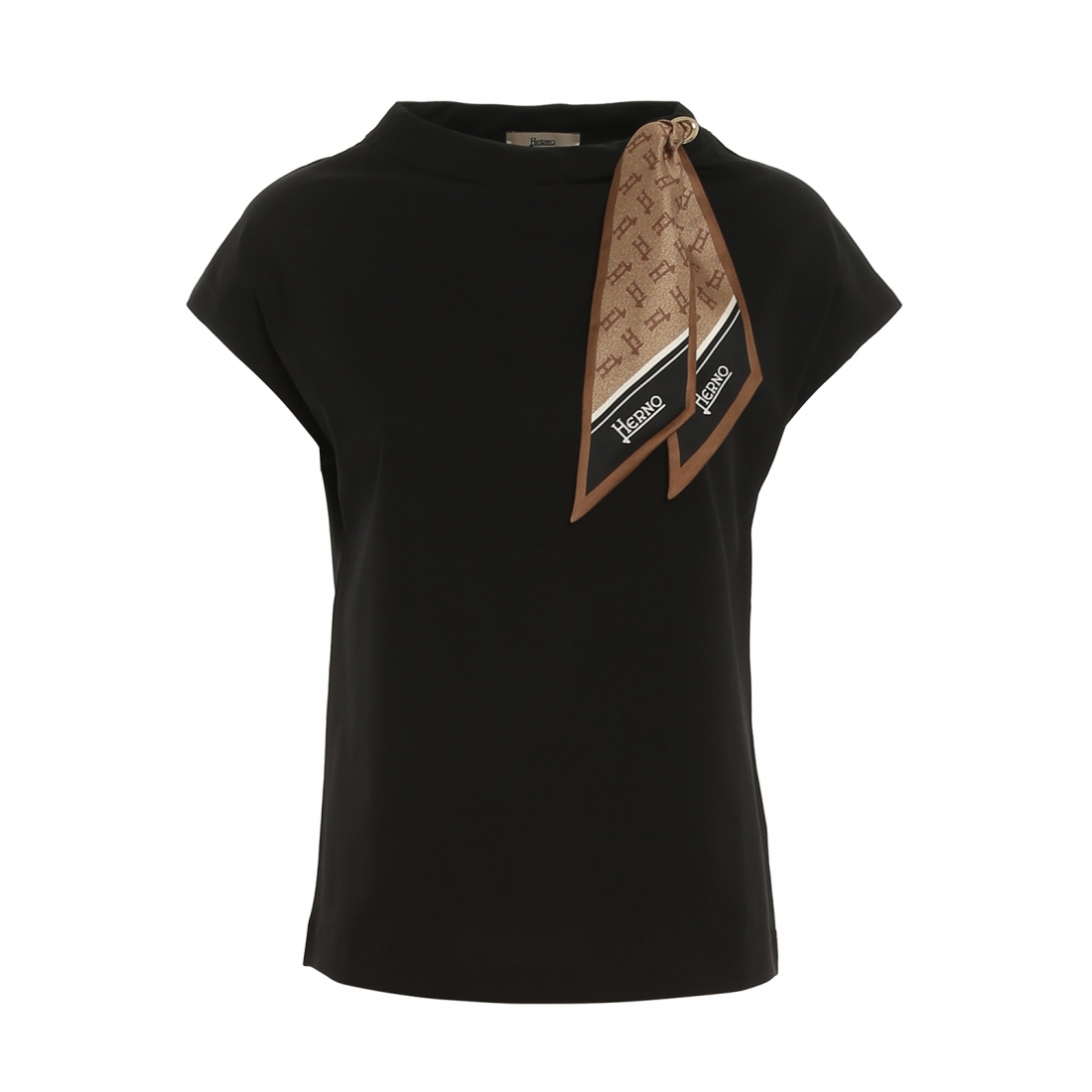 T-shirt 'Scarf Detailed' pour Femmes