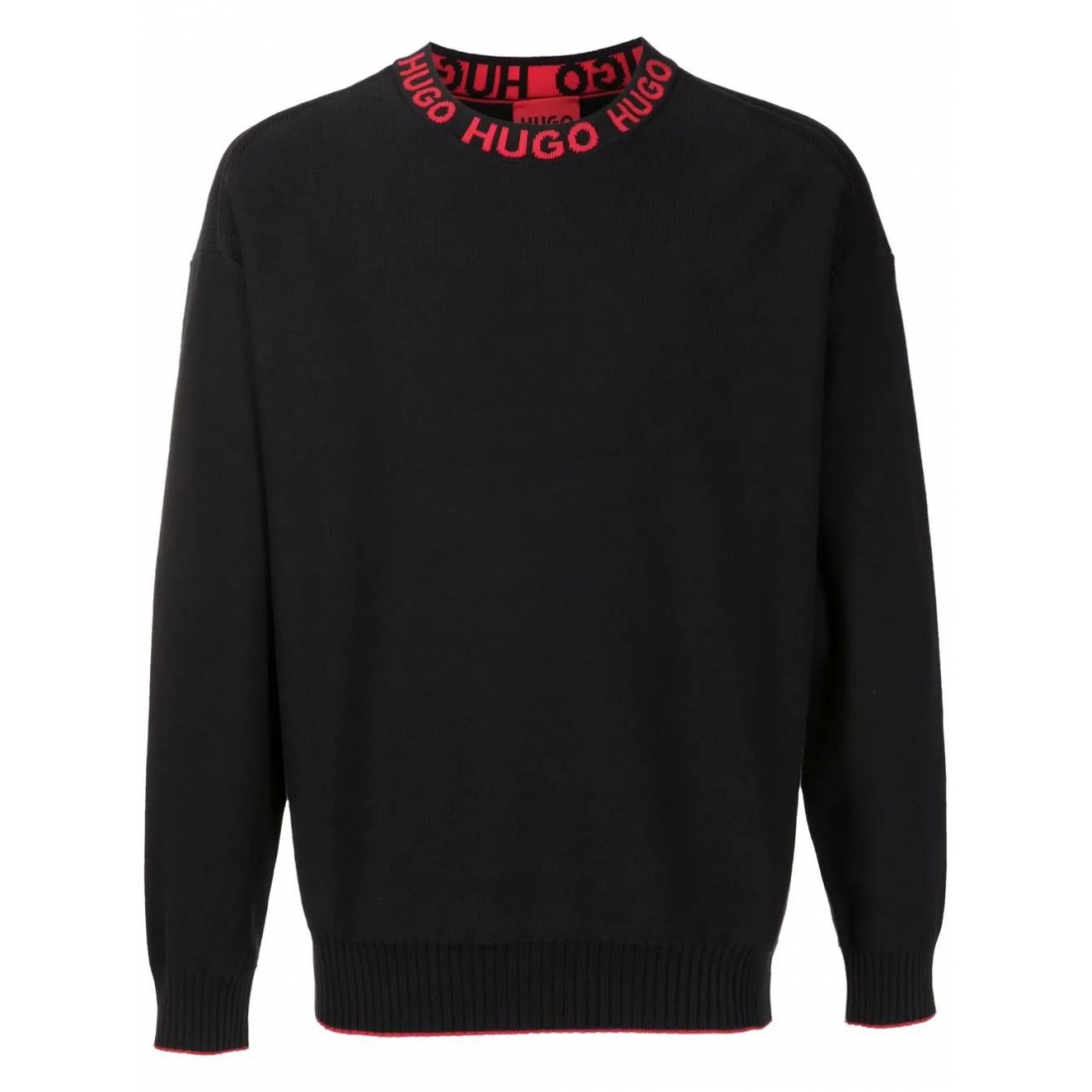 Pull 'Logo-Collar Fine Knit' pour Hommes